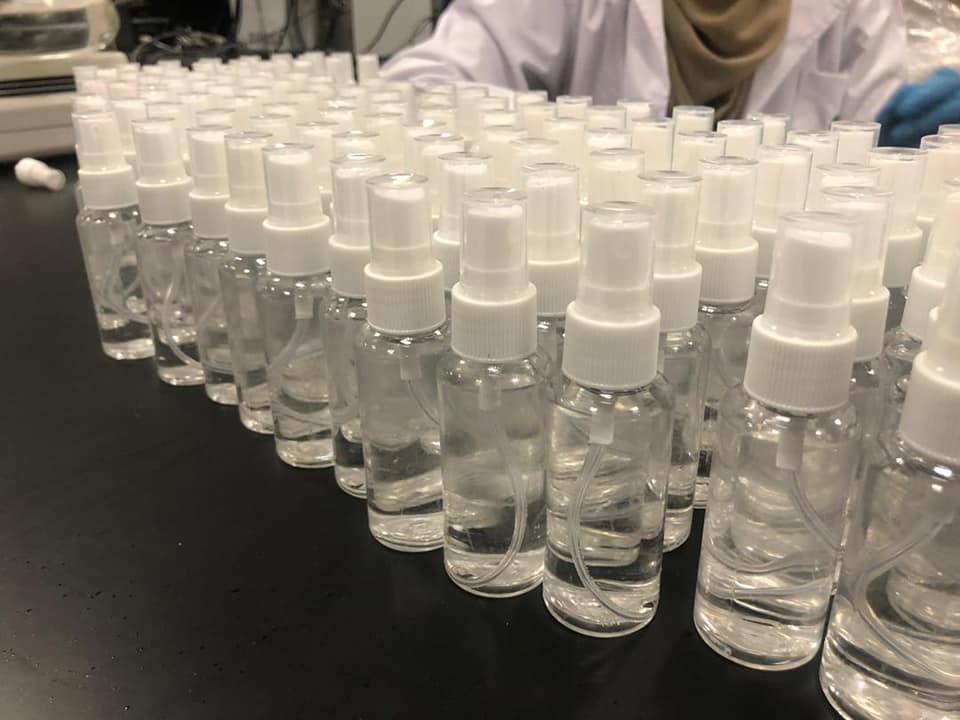 Hand Sanitizer UiTM's CSR Project 